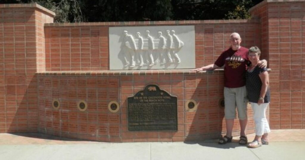 Things to do in Hawthorne at the Beach Boys Monument showing a landmark that honors the city’s connection to music history and cultural influence.