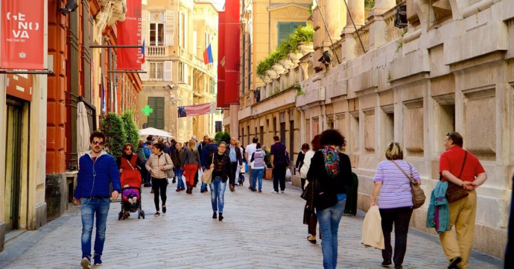 Things to do in Genoa Via Garibaldi