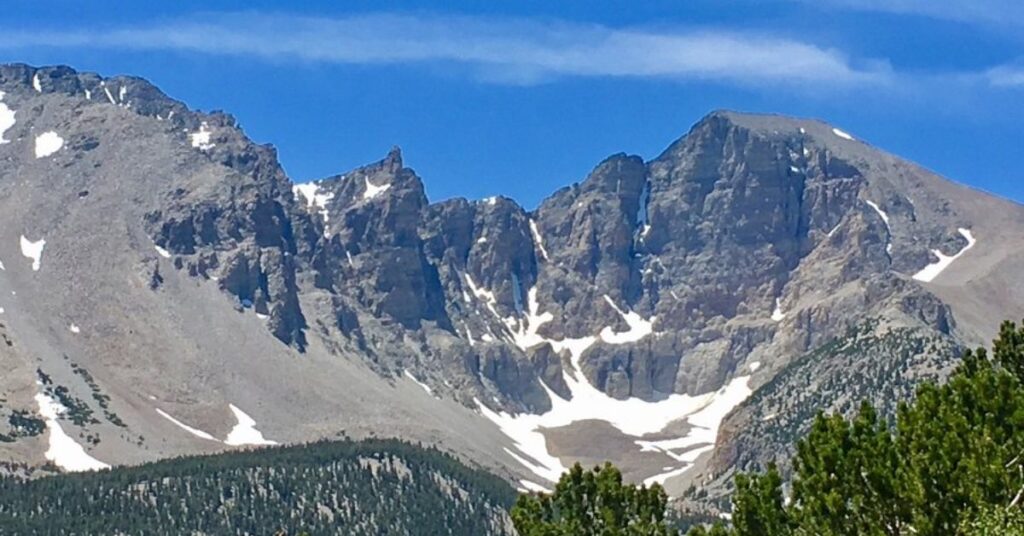Wheeler Peak Scenic Drive Baker Nevada showing a maintained mountain road with desert to alpine landscape views